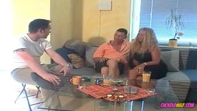 Cuckold MILF - Three Friends Banging My Wife