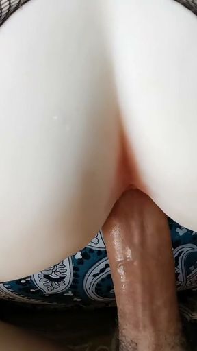 Slowly and gently I plunge my hard cock into a deep big ass and passionate moans   Clip 2