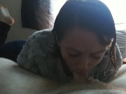 SophieEllie sucks and licks my dick until im satisfied. Cum shot. Feet.