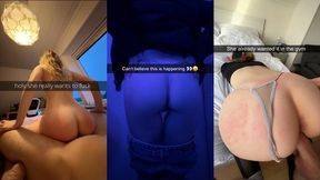 Dirty College Cuties' Snapchat Sizzles with Filthy Fucking Fun!