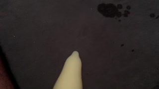 Hairy Daddy fills up a condom Completetly! Multiple Prostate Orgasms