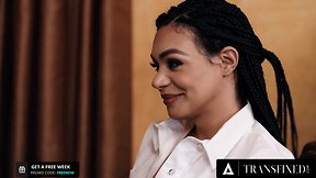 Interracial Shemale Orgy: Ella, Eva, Jade, & Khloe in a Wild Bareback Group Session!