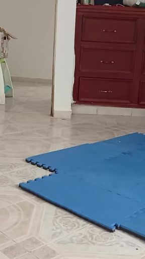 Must-share moment from "Chubby mom records herself and sends me a video doing cleaning in a thong"