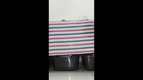 naked riding my big dildos