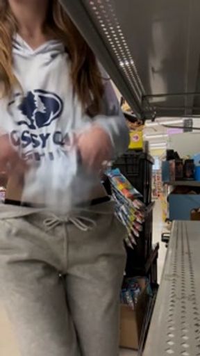 Hard Nipples At Family Dollar