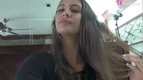 FULL SCENE #18-55 18yo Teen Big Breast Hawaiian Creampie Casting Amateur for 18auditions on Jay Bank Presents