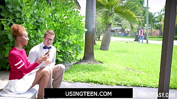 UsingTeen - Hot Step Sister Freeused By and Her Tutor - Lacey London