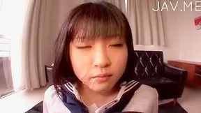 Young Asian Teen Blushed as She Takes Facial With Tiny Nipples Hard