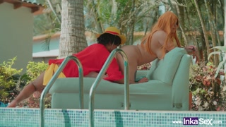Inka Sex - Luffy from One Piece eats nami's gomu gomu in a sex romp