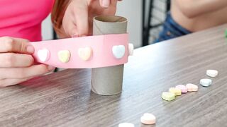 "Asian Stepsister & Best Friend Share Valentine's Secrets"