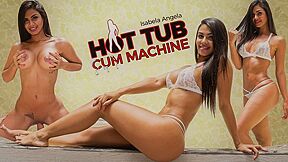 Isabella Angela In Hot Tub Cum Machine