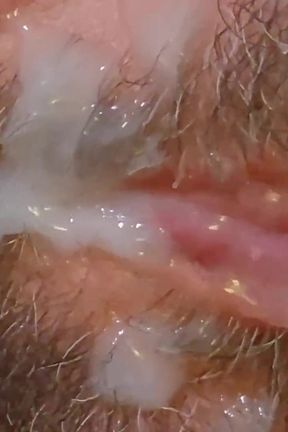 Huge Dildo in My Ass Eat Cum