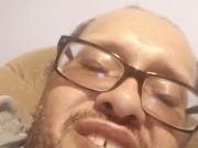 Have a vibrator deep inside his pussy