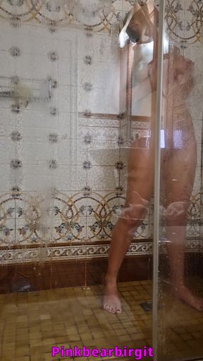 This is what women do in shower if they feel horny   Clip 1