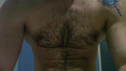 Ronney F Shows His Hairy Body!