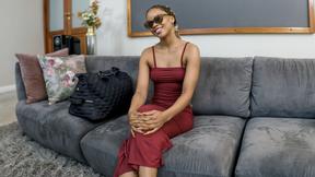 ”Amateur Kenyan model loses self control when I pull out my big hard dick!”