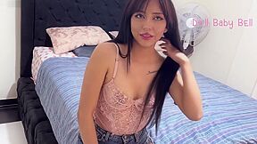 Latina Stepdaughter Cums From Intense Thrusting In Cowgirl Pose