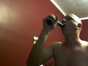 piggy blowjob practice with toy 9/4/18