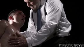 MasonicBoys - Cute Chase Tyler is pleased by dildos then fucked raw