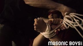 MasonicBoys - Cute Chase Tyler is pleased by dildos then fucked raw