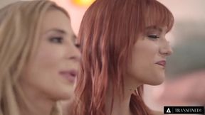 Trans Lesbians Jade Ariel Destroy Neighbors Aiden Kenna Gushing Foursome