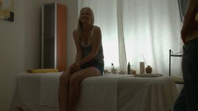 hitting on the massager