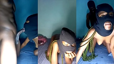 Petite girl blowjob and backshots