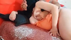 Busty Stepmom Chilling Solo in Her Bedroom Gets Drilled by Horny Stepson