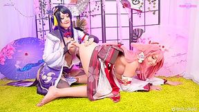 Sia Siberia - Genshin - Yae Miko & Raiden Sooo Horny
