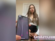 Homemade pornstar rates cocks cumshot selfies JOI & more in behind scenes CUMpilation - Lelu Love