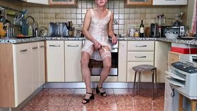 Sissy Slut Michelle Late Evening Dinner and WEB show