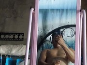 Pinoy jakol mirror fun,  jakol habang solo ang kwarto