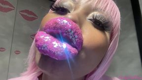 RubyDollLipz's POV Tropical Pink Glitter Kisses