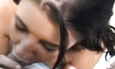 Girlfriend From Ireland Giving A Sloppy Blowjob To Happy
