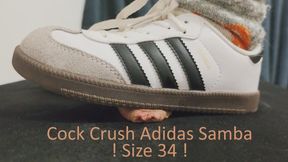 LittleShoes - Adidas Samba Size 34 Cock Trample | 026B