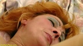 Horny&#x1F975; red-haired mature gets intense rough sex from her young lover