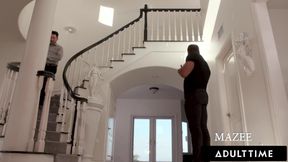 ADULT TIME - Spencer Bradley Shocked When Hubby's Hung Friend Climbs In Bed For Surprise Swap Fuck