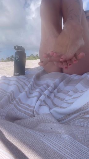 Sandy Beach Feet