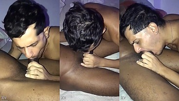 Negao com a pica grande e grossa me deu leite na boca , piroca monstruosa