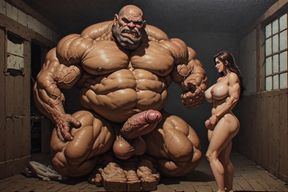 AI Fantasy: Massive Bodybuilder DESTROYS Curvy BBW Goddess in Rough Fantasy Sex Animation!"