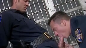 Sexy Policemen Cocksuckers Are Enjoying Oral Sex In
