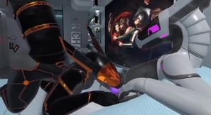 Cartoon futa synths fucked raw in VRChat