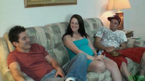 7 Months Pregnant, The Neighbor Girl Gives Us A Blow Bang ( PART 2 )