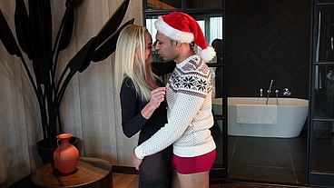 No Christmas party, no fetish party. Just fucking at home.
