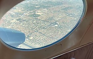 Mile High Threesome on Private Plane Ending in Double Creampie | Plane Play Fucking on Love Cloud