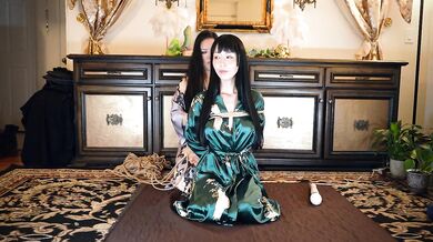 Dominatrix Mara Ties Marica Hase in Shibari then Exposes Her