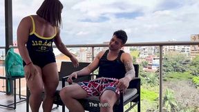 latina musculosa milf cabalga una gruesa polla con su humedo cono estrecho! culona colombiana follada a escondidas