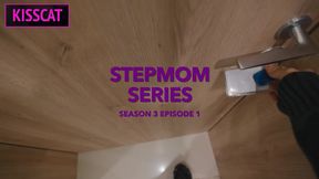 S3E1: Step son backs to home and meets with new Step mom &mdash;  later at midnight fucks her in share bed