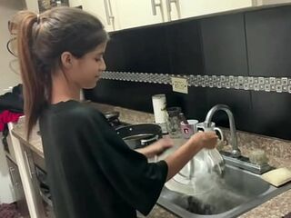 Playful horny stepsister likes to ride on my big cock FULL STORY