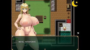 You Can't Corrupt Me! Naive Elf [ TABOO Hentai Game ] Ep.3 first lesbian kiss and huge milking tits !